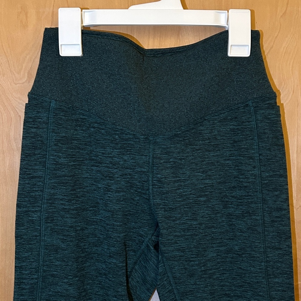 PINK Victoria's Secret Hunter Green Cozy Leggings - Picture 7 of 9